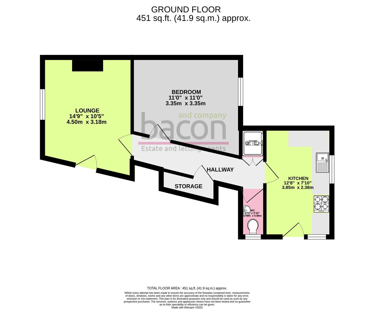 Floor Plan | Apartment | Dominion Road, Broadwater, Worthing, West Sussex, BN14 8JJ | For Sale